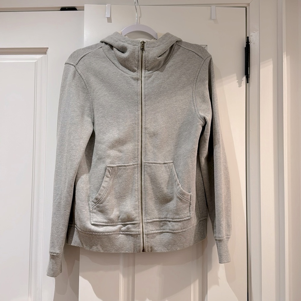 DRIFTER Hoodie with Silk Lining and Silk Drape Back - Size Small